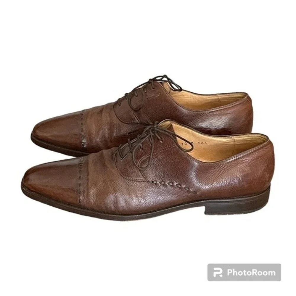 Gravati Eleganza Baby Calfskin Leather Oxfords Sz 10